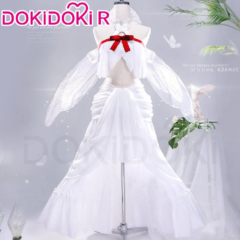 DokiDoki-R Anime Sword Art Online Yuuki Asuna Cosplay Fairy queen  costume