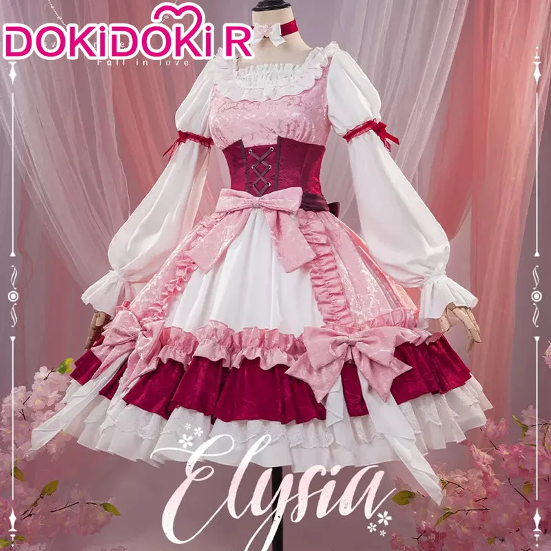 DokiDoki-R Game Honkai Impact 3rd Cosplay Elysia Costume Flowering Spring