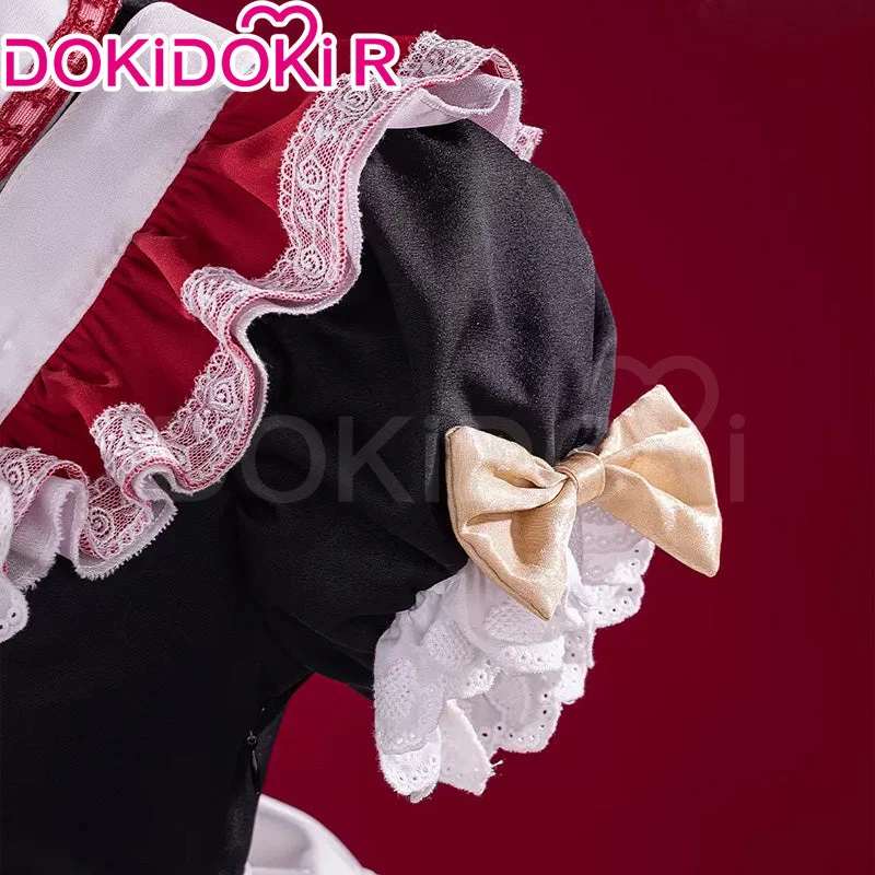 DokiDoki-R Game NEEDY GIRL OVERDOSE x Sweets Paradise Cosplay Ame chan  Costume Maid Black