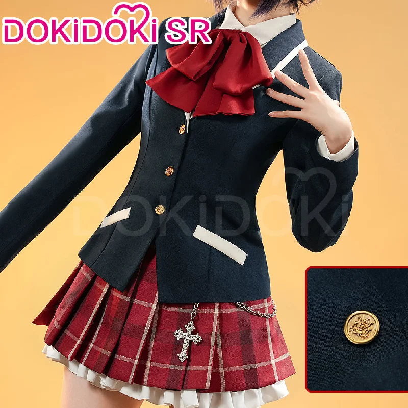 DokiDoki-SR Anime  Love, Chunibyo & Other Delusions Cosplay Takanashi Rikka Costume Uniform