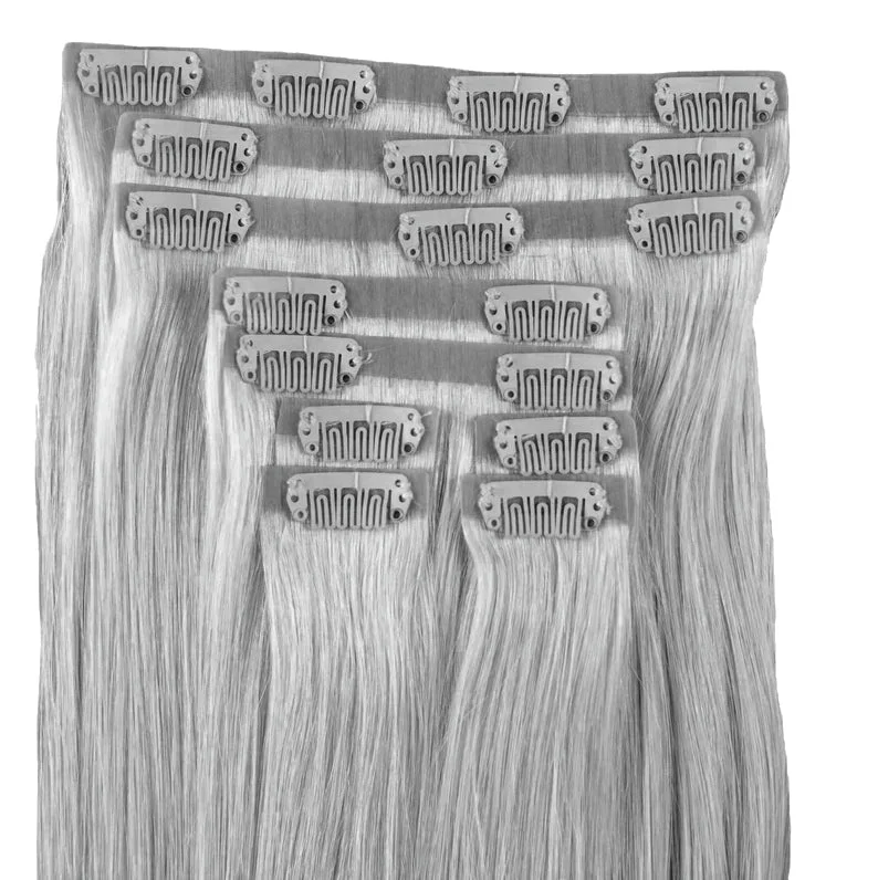 Feline Silver Grey Clip-ins