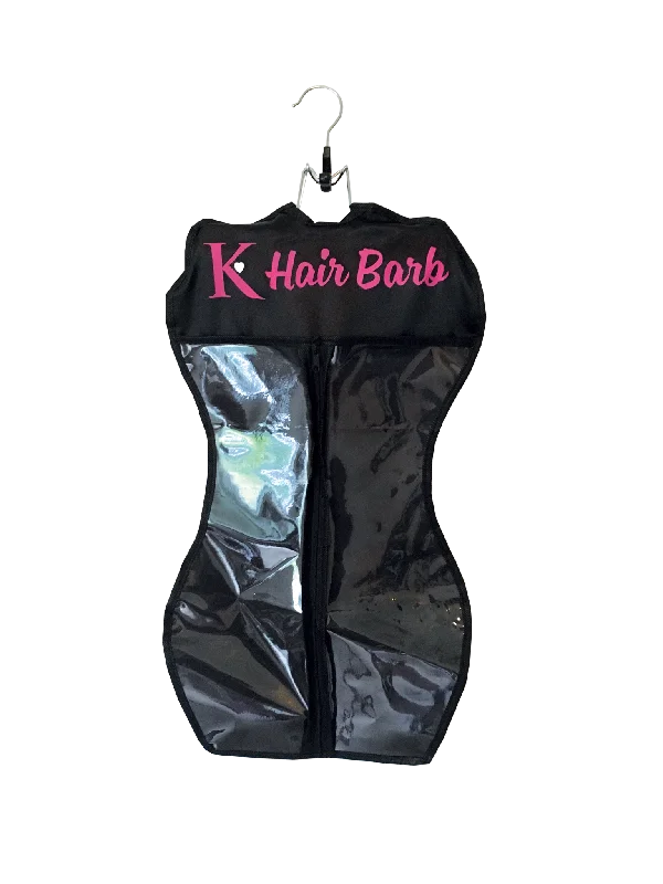 Hair Barb Hair Extensions Carrier Bag & Hanger