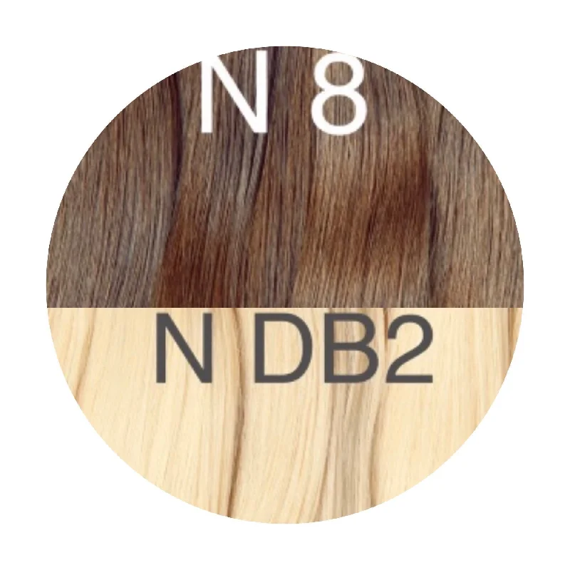 Hair Ponytail Color _8/DB2 GVA hair_One donor line