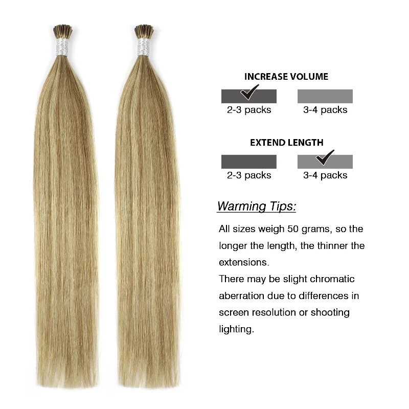 I Tip Hair Extensions Highlights P16/22#