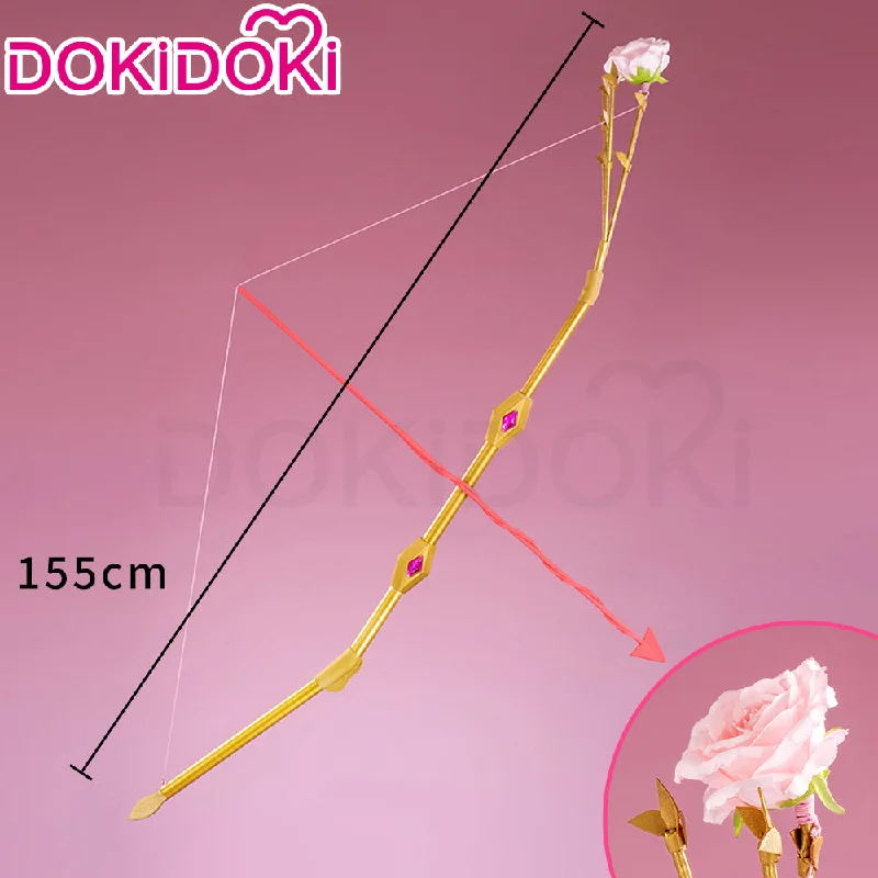 DokiDoki Anime Cosplay Weapon Prop Flower Bow and Arrow