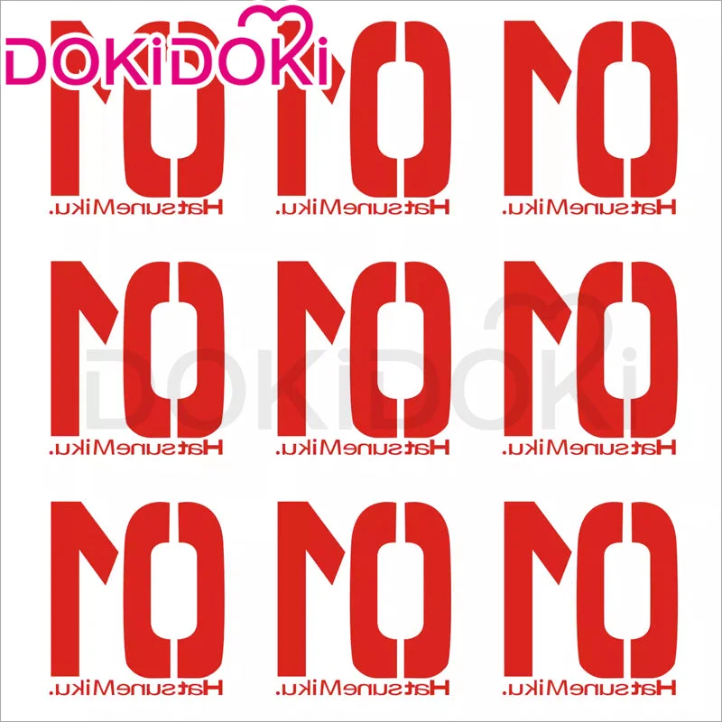 【In Stock】DokiDoki Anime/ Game Cosplay Number Tattoo