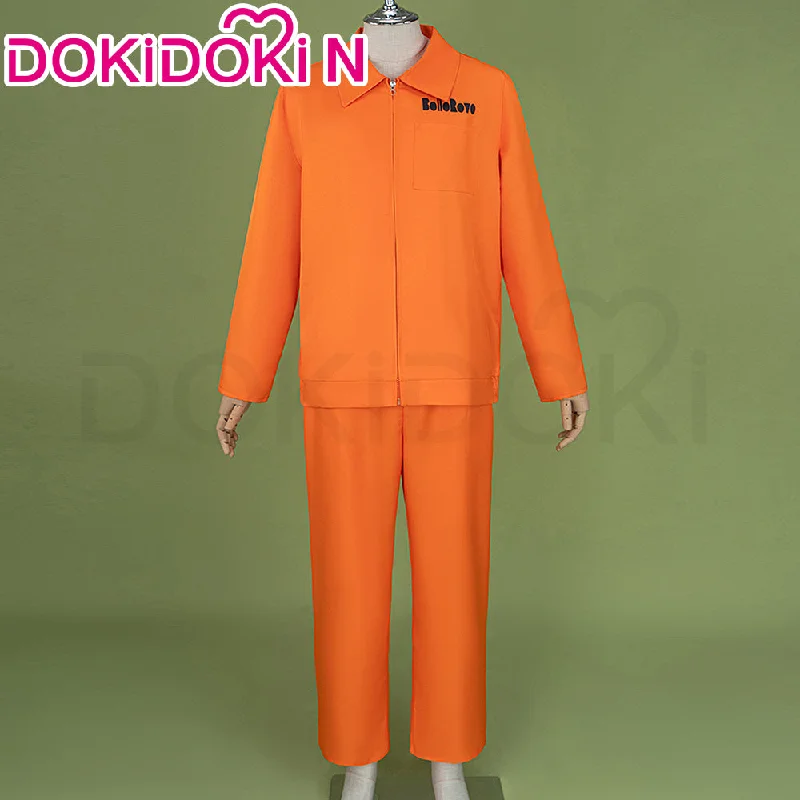 【In Stock】【Size S-2XL】DokiDoki-N Anime Cosplay Orange Prison Costume Halloween