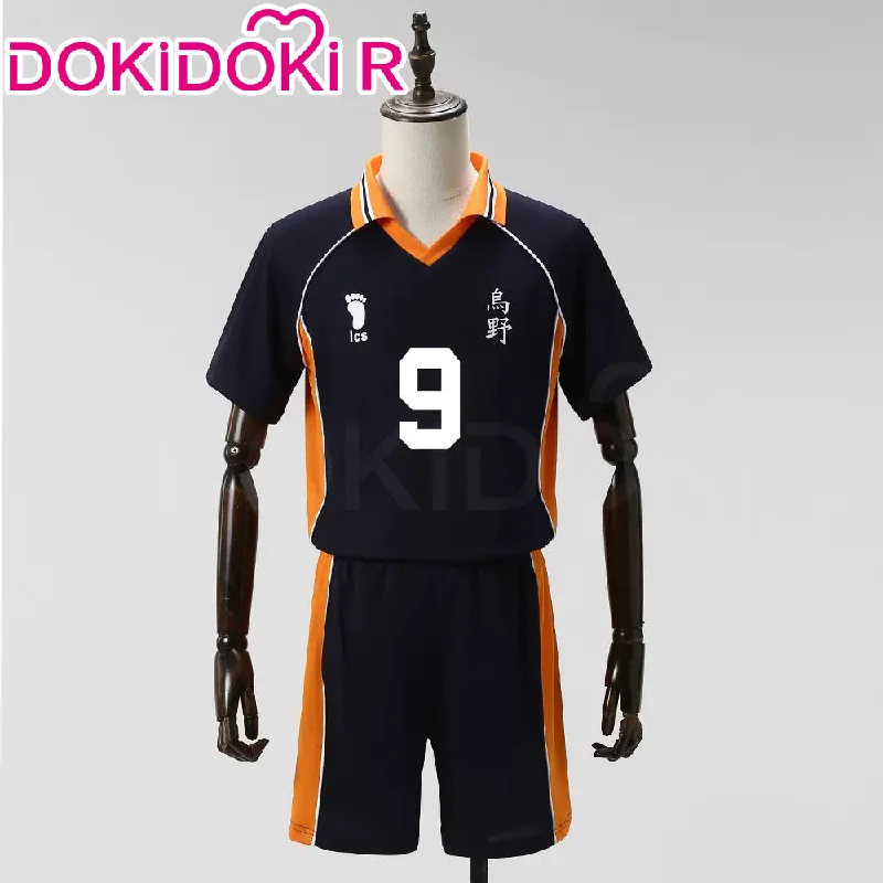 【In Stock】【Size S-2XL】DokiDoki-R Anime Cosplay Karasuno High Team Uniform Number 9 / 10 / 11