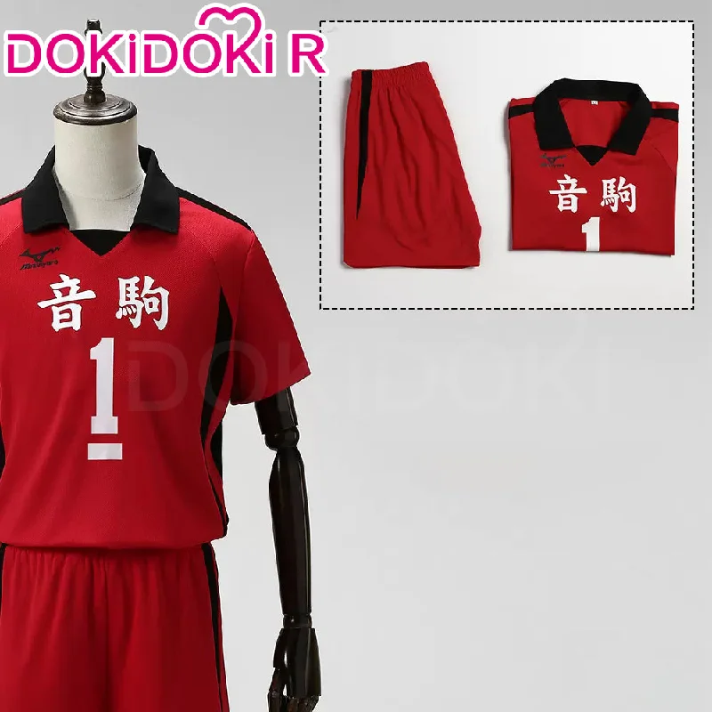 【In Stock】【Size S-2XL】DokiDoki-R Anime Cosplay Nekoma High Team Uniform Number 1 / 5