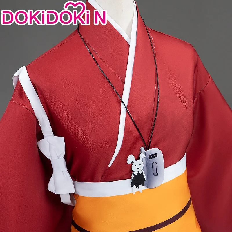 【In Stock】【Size XS-3XL】DokiDoki-N Anime Cosplay Costume Red Orange Kimono