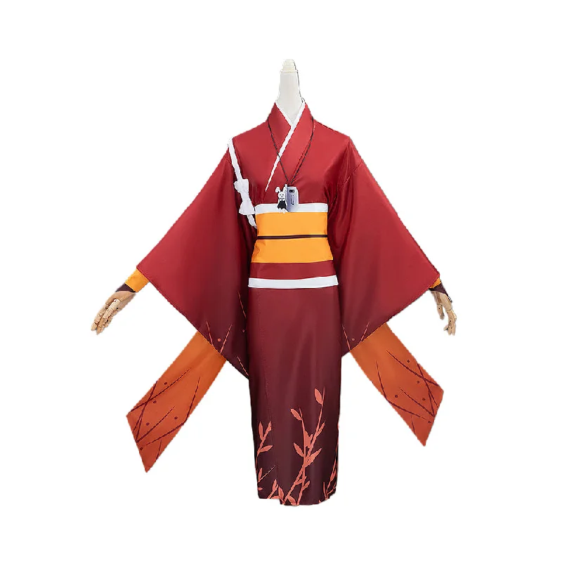 【In Stock】【Size XS-3XL】DokiDoki-N Anime Cosplay Costume Red Orange Kimono