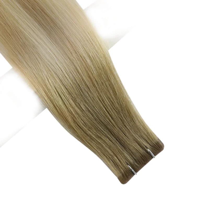 Tape in Hair Extensions Seamless Injection Tape In Hair Balayage Hair #8/27/60