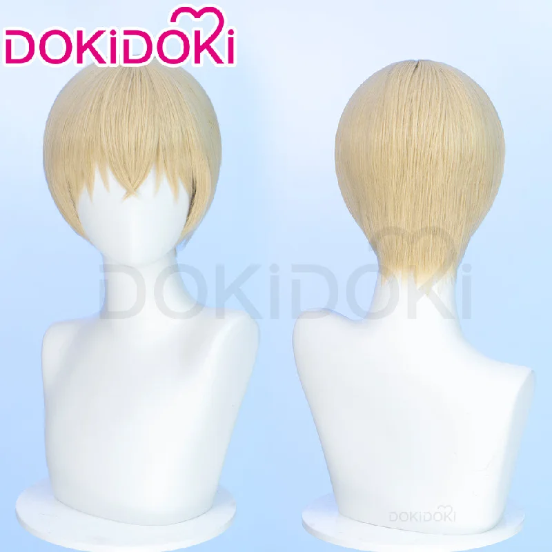 【Last Batch】【Ready For Ship】DokiDoki Anime Cosplay Wig Short Blonde Hair