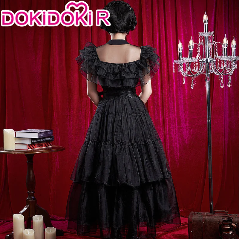 【Last Batch】【Ready For Ship】【Size S-3XL】DokiDoki-R TV Cosplay Costume Black Formal Dress