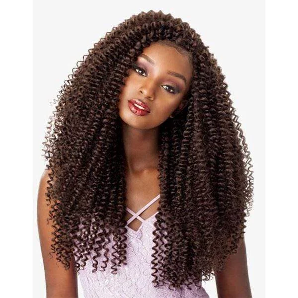 3X Lulutress Water Wave Synthetic Crochet Braid 20""