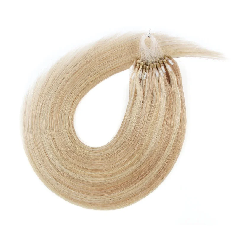 Micro Loop Hair Extensions Highlights P18/613#