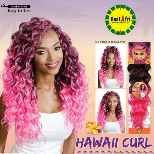 Multi Pack Deals! Hawaii Curl Kanekalon and Toyokalon Crochet Braid Hair by RastAfri