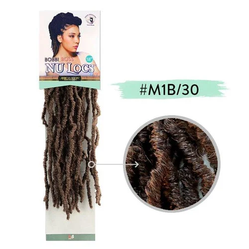 Multi Pack Deals! Nu Locs 18"" African Roots Synthetic Crochet Braid Hair By Bobbi Boss