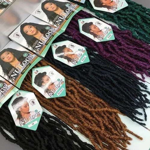 Multi Pack Deals! Nu Locs 18"" African Roots Synthetic Crochet Braid Hair By Bobbi Boss