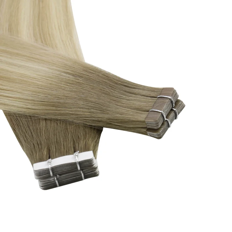 Sunny Hair Virgin Hair Tape in Hair Extensions Balayage Blonde #8/27/60