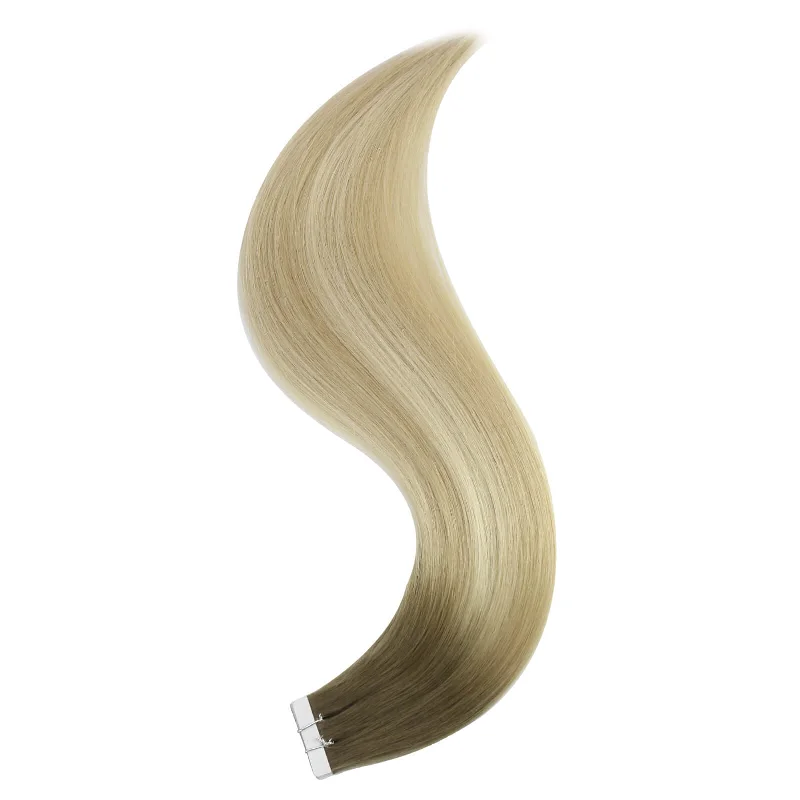 Sunny Hair Virgin Hair Tape in Hair Extensions Balayage Blonde #8/27/60