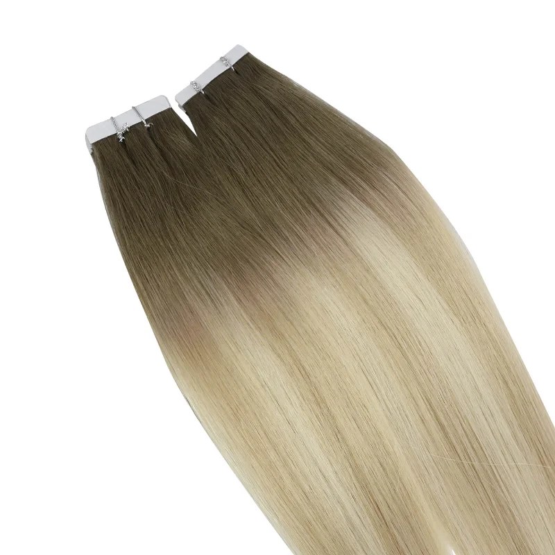 Sunny Hair Virgin Hair Tape in Hair Extensions Balayage Blonde #8/27/60