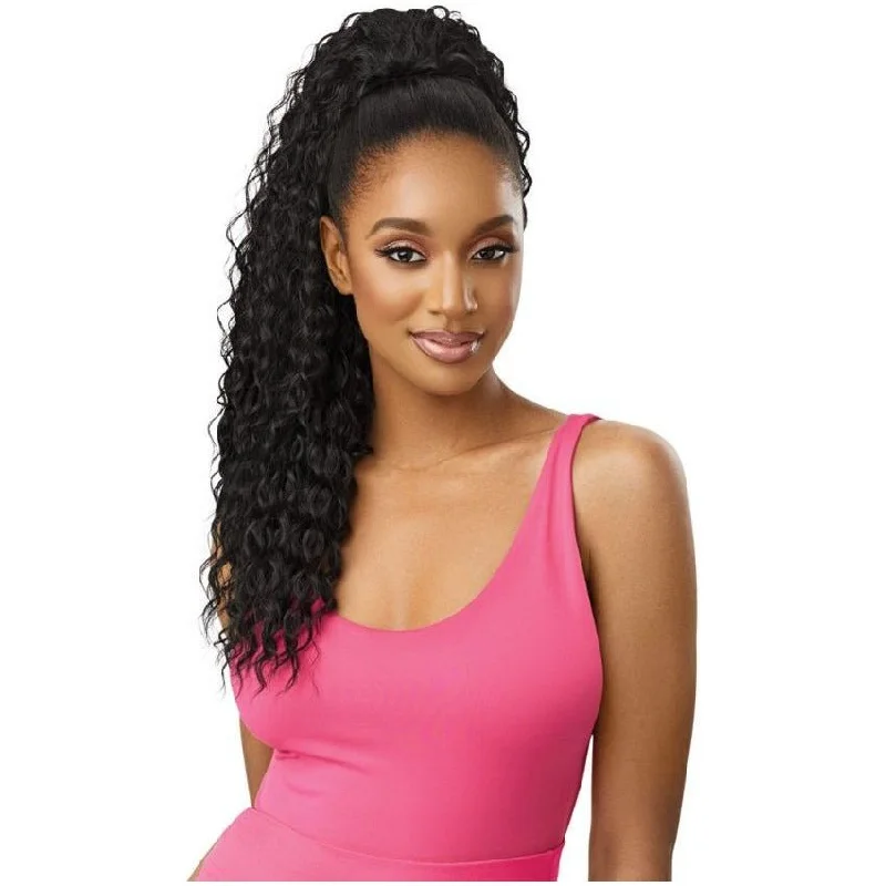 Outre Pretty Quick Synthetic Drawstring Ponytail - Deep Curl 24""