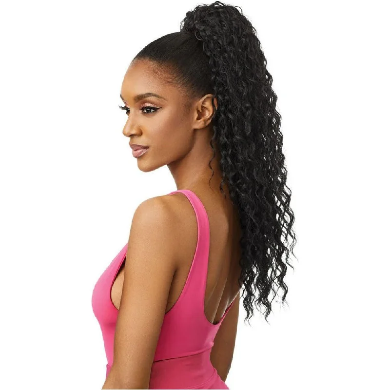 Outre Pretty Quick Synthetic Drawstring Ponytail - Deep Curl 24""