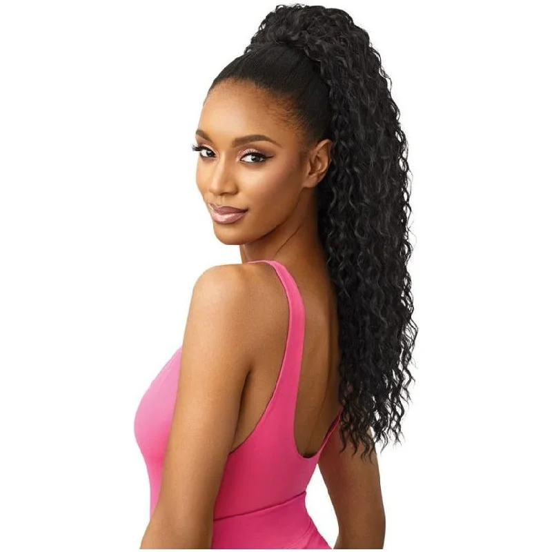 Outre Pretty Quick Synthetic Drawstring Ponytail - Deep Curl 24""