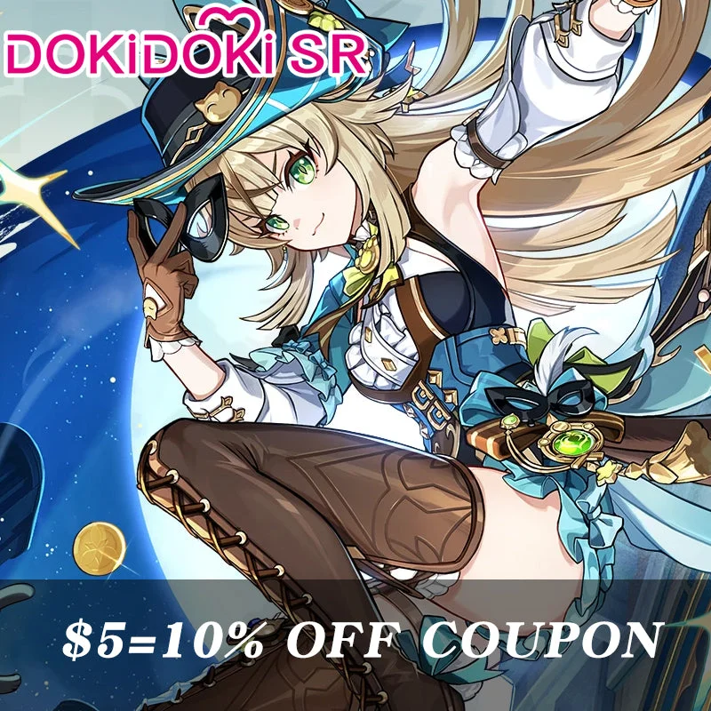 【POLL】$5 Deposit =10% OFF Coupon DokiDoki-SR Game Genshin Impact Cosplay Kirara Costume Phantom in Boots