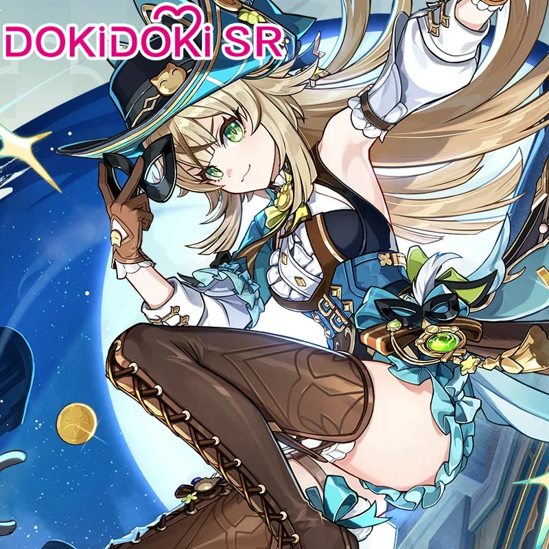 【POLL】$5 Deposit =10% OFF Coupon DokiDoki-SR Game Genshin Impact Cosplay Kirara Costume Phantom in Boots