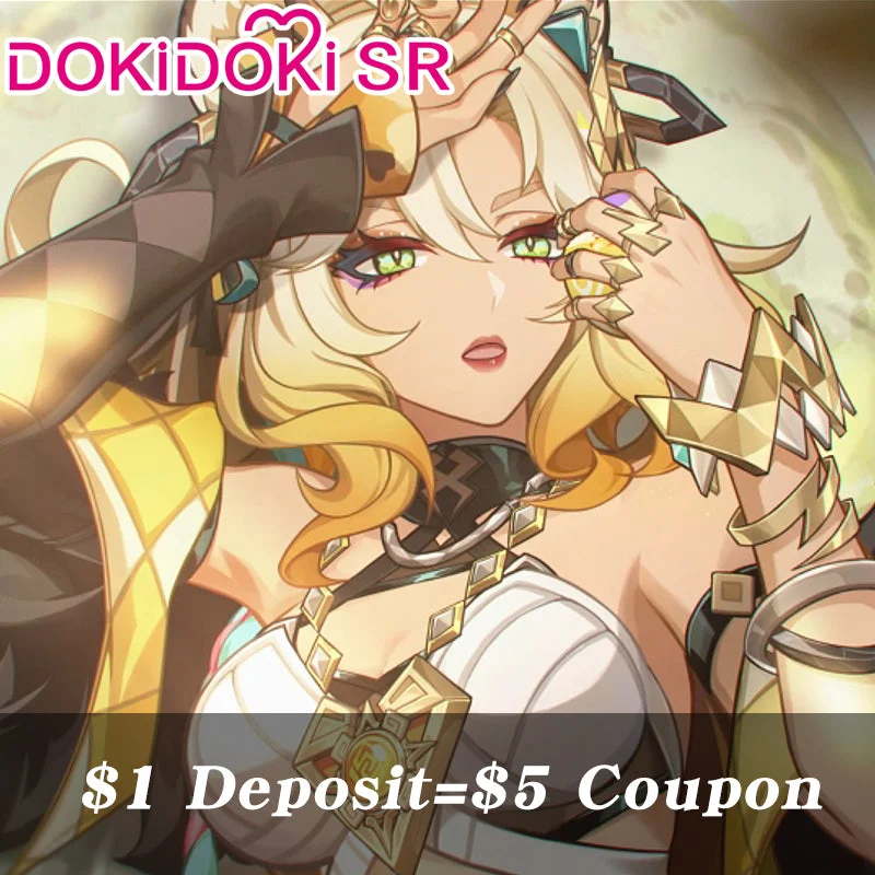 【POLL】$5 Deposit =10% OFF Coupon DokiDoki-SR Game Genshin Impact Cosplay Xilonen Costume Natlan