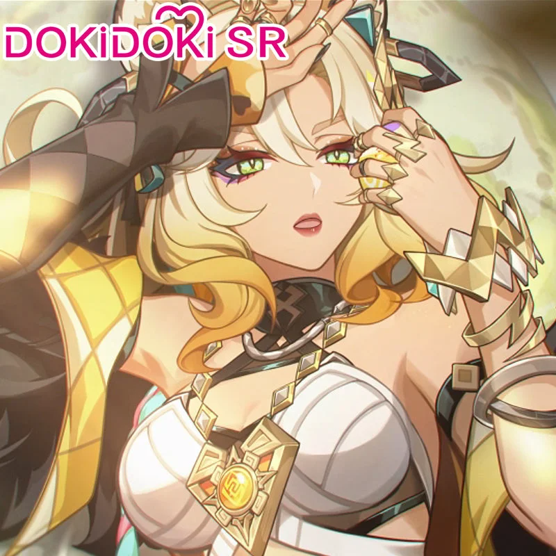 【POLL】$5 Deposit =10% OFF Coupon DokiDoki-SR Game Genshin Impact Cosplay Xilonen Costume Natlan