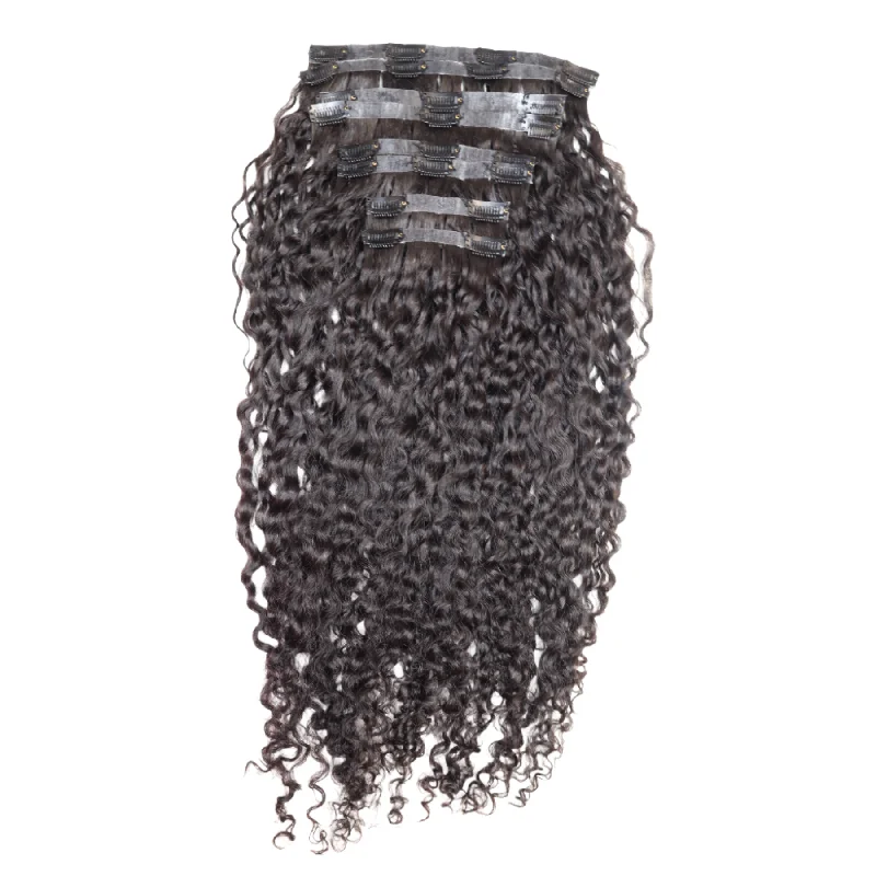 Raw Curly Seamless Clip-Ins