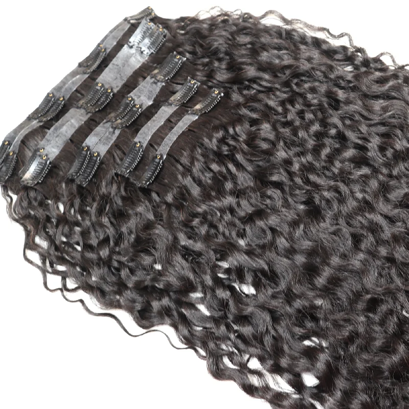 Raw Curly Seamless Clip-Ins