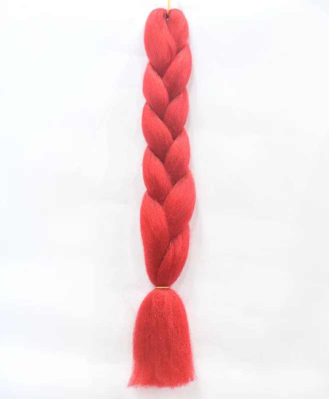 Red Braid hair