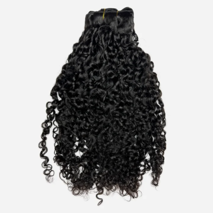 Sambi Off Black Classic Clip-Ins