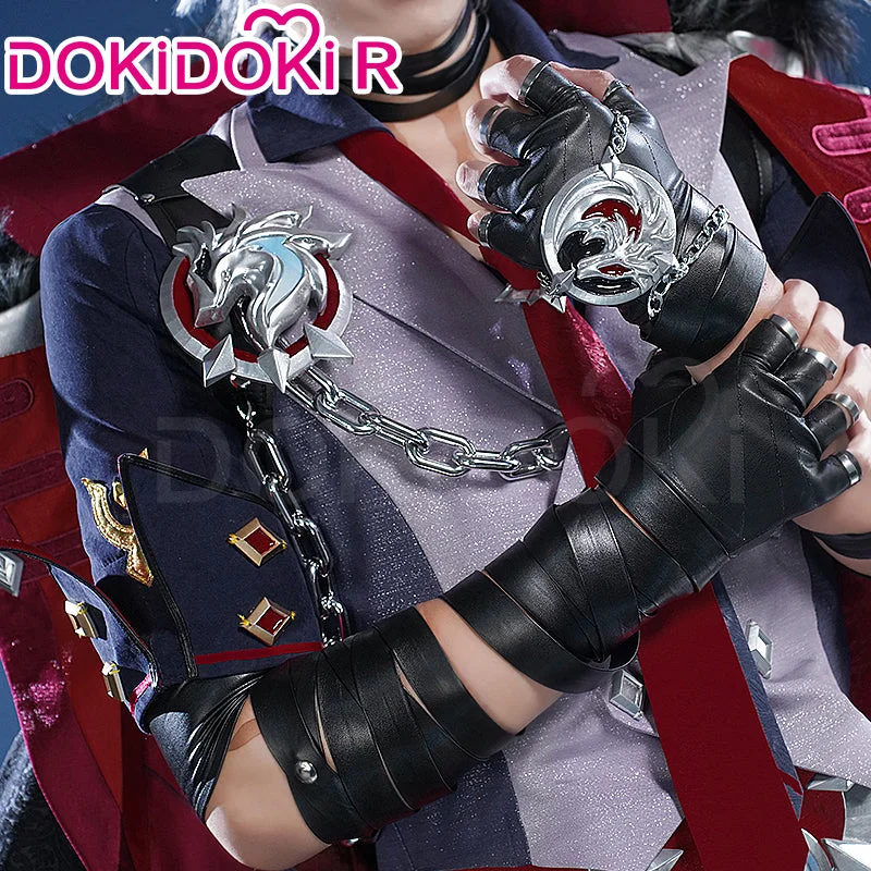 【S/M/XL/2XL Ready For Ship】【Size S-3XL】DokiDoki-R Game Genshin Impact Cosplay Wriothesley Costume Fontaine