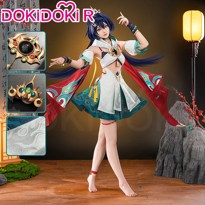 【Size S-3XL】DokiDoki-R Game Honkai: Star Rail Cosplay Yunli Costume Yun Li