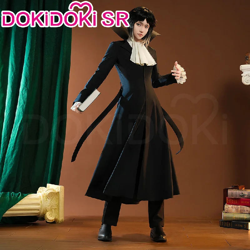 【Size S-3XL】DokiDoki-SR Anime Cosplay Costume Black Male