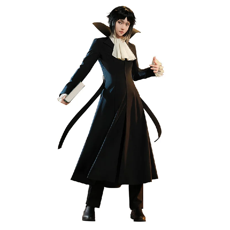 【Size S-3XL】DokiDoki-SR Anime Cosplay Costume Black Male