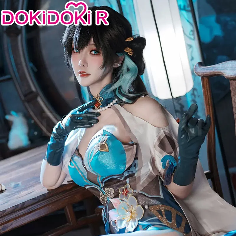 【Size XS-2XL】DokiDoki-R Game Honkai: Star Rail Cosplay Ruan Mei Costume Ruanmei