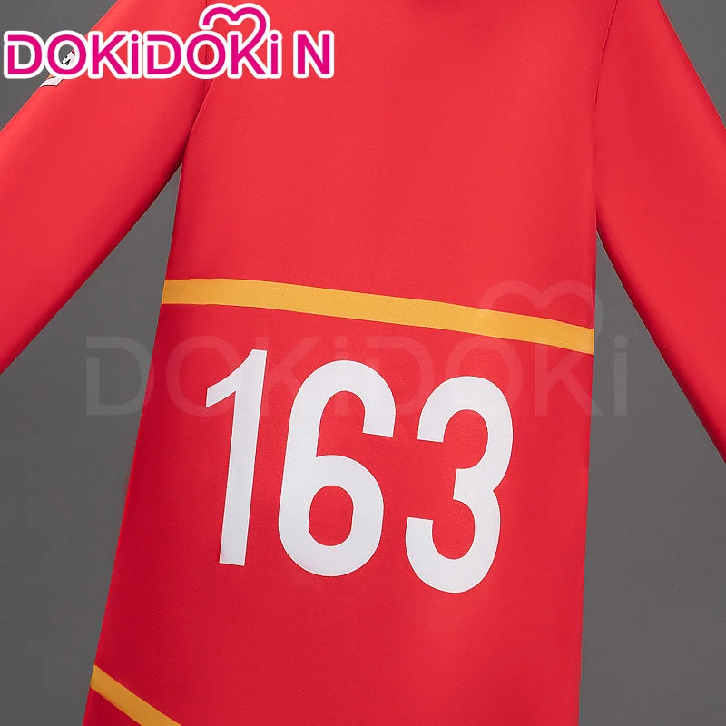 【Size S-3XL】DokiDoki-N Anime Cosplay Red Coat Costume Egghead Arc