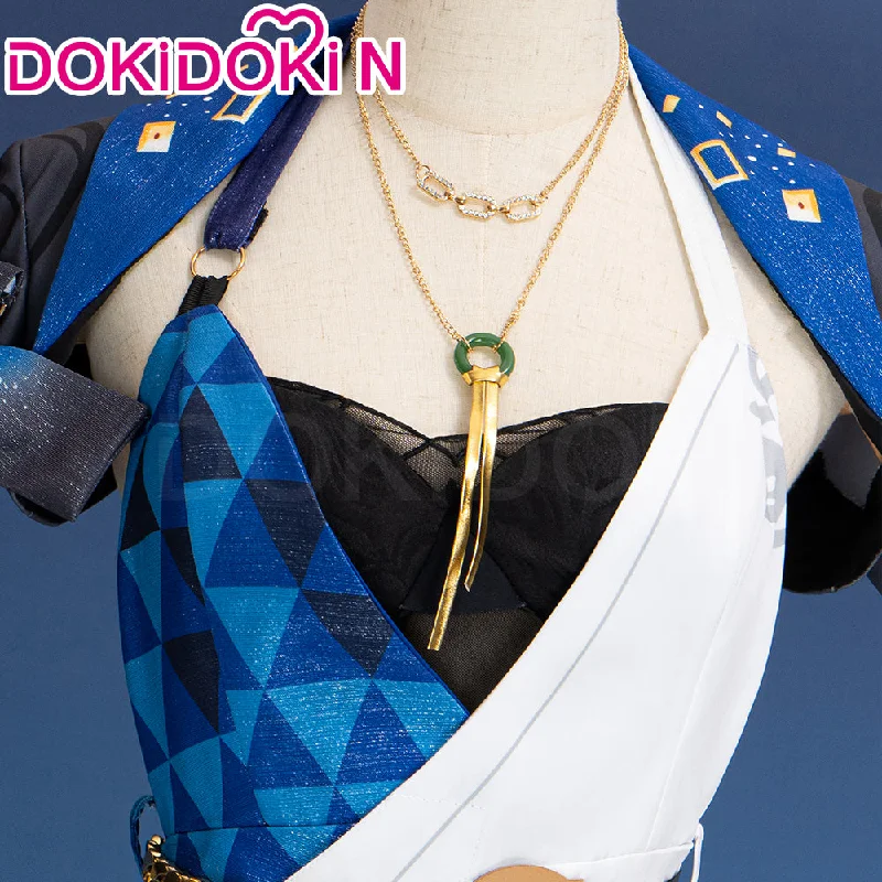 【In Stock】【Size XS-3XL】Dokidoki-N Game Honkai: Star Rail Cosplay  Jade Costume