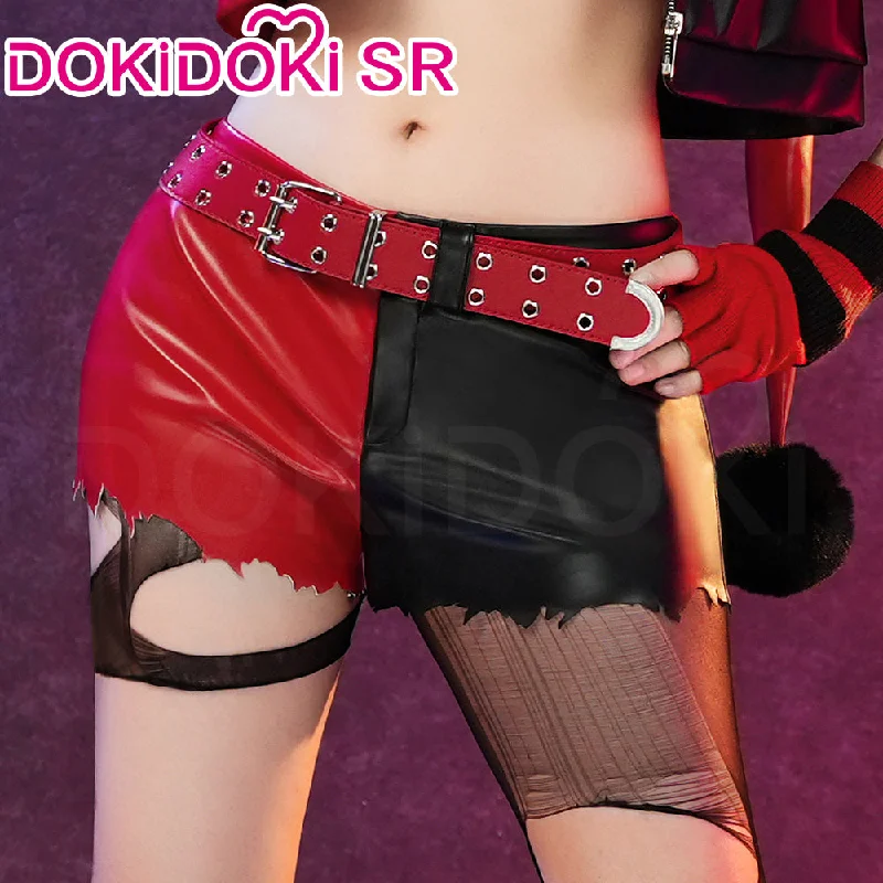 【Size S-3XL】DokiDoki-SR Anime Cosplay Black Red Girl Costume