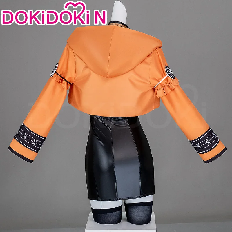 【Size XS-3XL】【IN STOCK】DokiDoki-N Game Genshin Impact Cosplay Fontaine Navia Costume Racing Suit