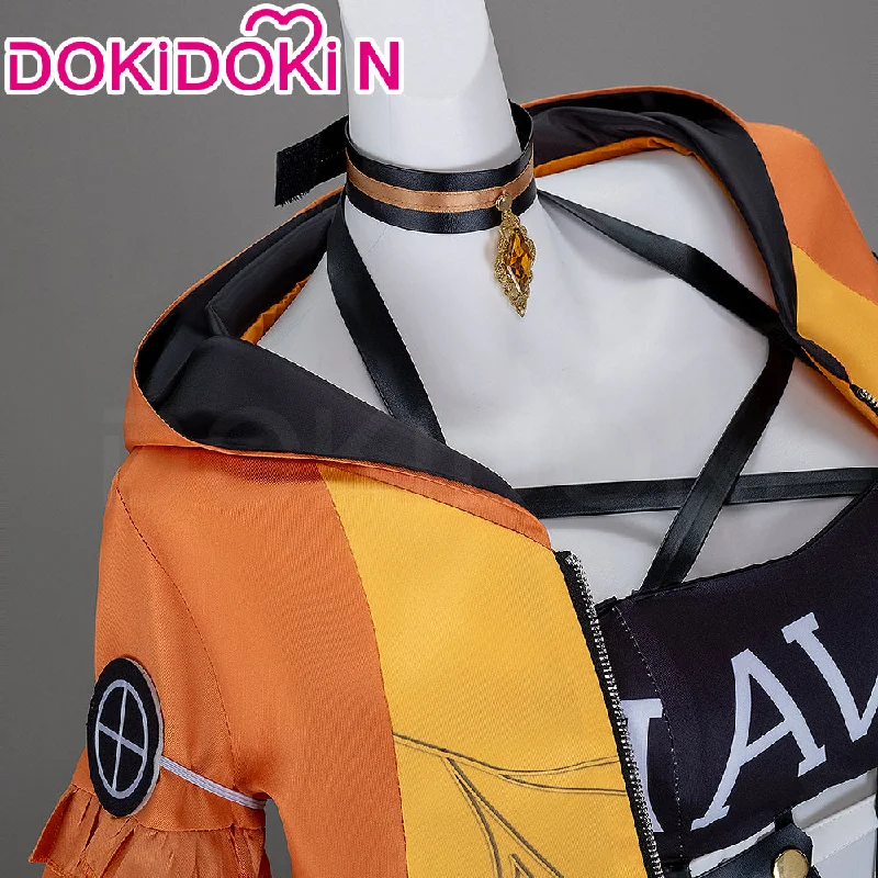 【Size XS-3XL】【IN STOCK】DokiDoki-N Game Genshin Impact Cosplay Fontaine Navia Costume Racing Suit