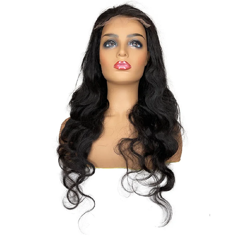 Swiss 8A Malaysian Body Lace Closure Human Hair Wig