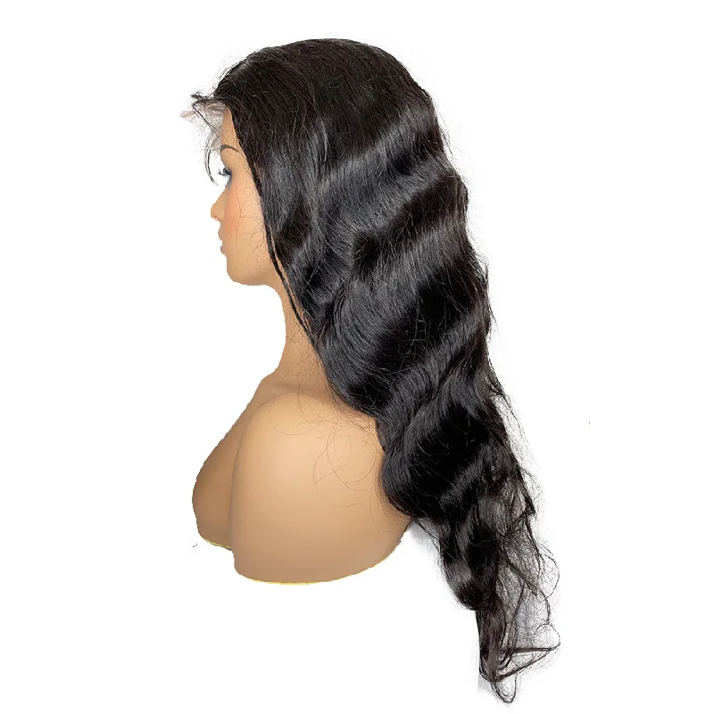 Swiss 8A Malaysian Body Lace Closure Human Hair Wig