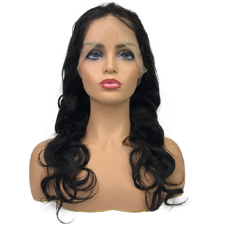 Swiss 8A Malaysian Body Wave FULL Lace Frontal Human Hair Wig #4/27